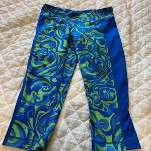 Lilly Pulitzer weekender crop Luxletic Pants X2 L